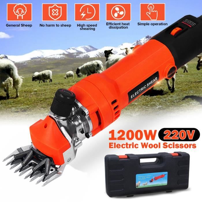 SDZSH Tondeuse électrique pour Mouton pour raser la Laine des Moutons 200 W Vert des bovins et Autres Animaux de Compagnie des chèvres 