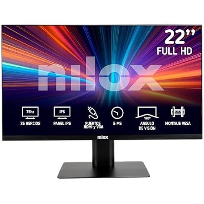 Écran LED – NILOX – NXM22FHD11 – 21.5 pouces – Full HD 1920×1080 – 75Hz