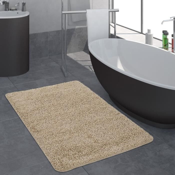 Paco Home Tapis De Bain Design Losanges Poils Longs Tapis De Bain Dif Dimension:40x55 cm Tailles//Coloris Couleur:Rose