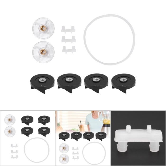 Kit De 5 Engrenages De Remplacement Pour Magic Bullet 250W - 2 Engrenages De Base + 3 Engrenages à Lame - En Plastique, Caoutchouc Et Métal