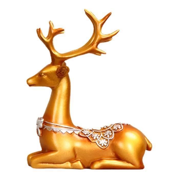 Statue Cerf Résine XXL - Hauteur 155 Cm - Décoration Intérieure/extérieur - Taille Imposante