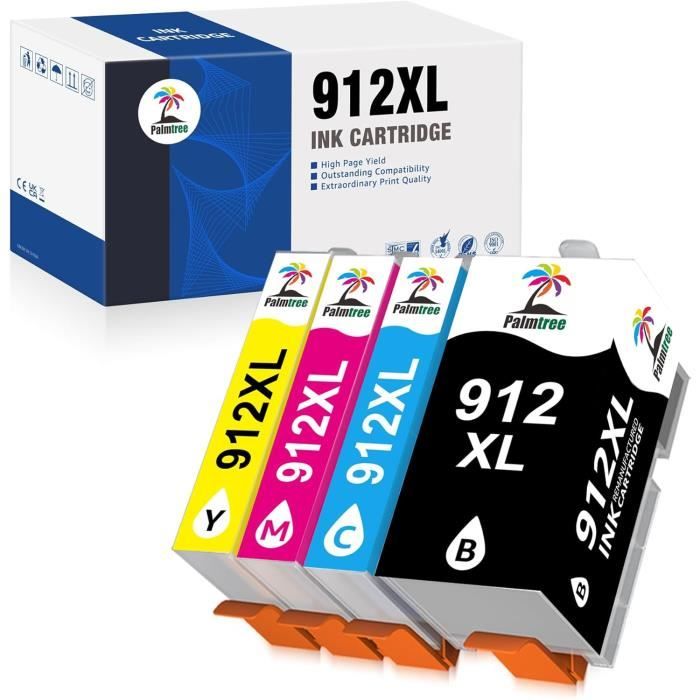 NEXPRO 4er HP 912 XL Patrone Für OffceJet 8012 8014 8015 Pro 8022 8024 8025 Tintenpatrone Packung Hp 912xl Fuer Officejet 8010 8012 8014 8015 8017