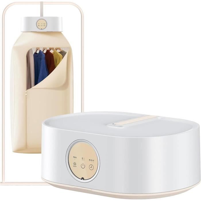 Sèche-Linge Portable 600W Avec Minuterie - Compact, Pour Voyage, Dortoir, Appartement | Pompe à Chaleur