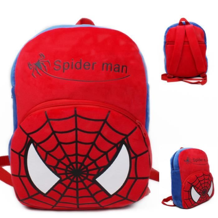 Spiderman Cartoon enfants jouets en peluche sac dos cadeaux pour