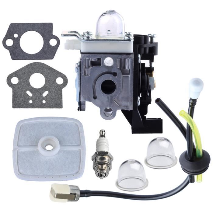 Kit Carburateur Pour Souffleuse Husqvarna 125B/BX/BVX – Inclut Joints, Filtre à Air, Bougie, Tuyau, Tournevis