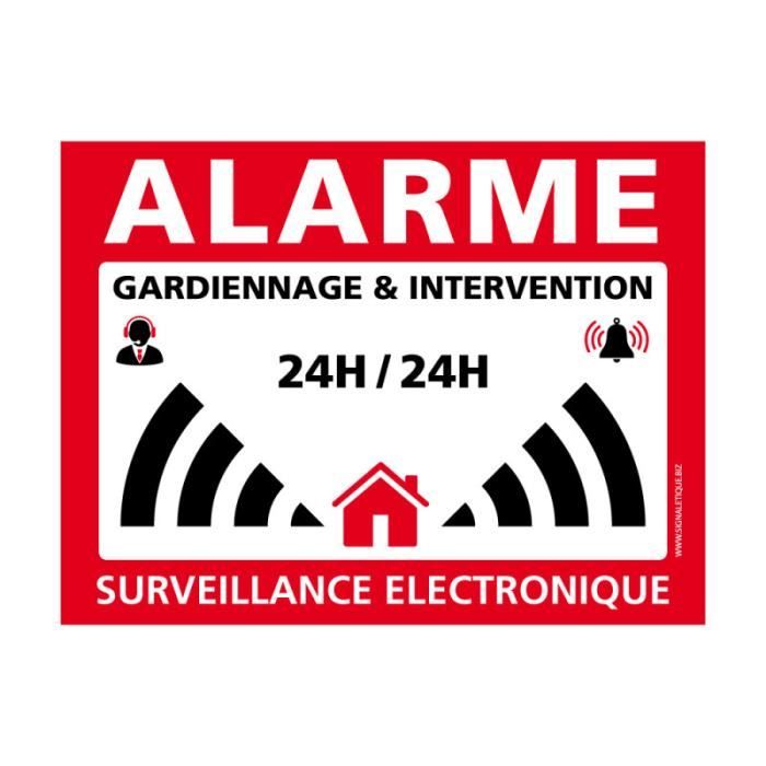 Sticker Alarme surveillance électronique