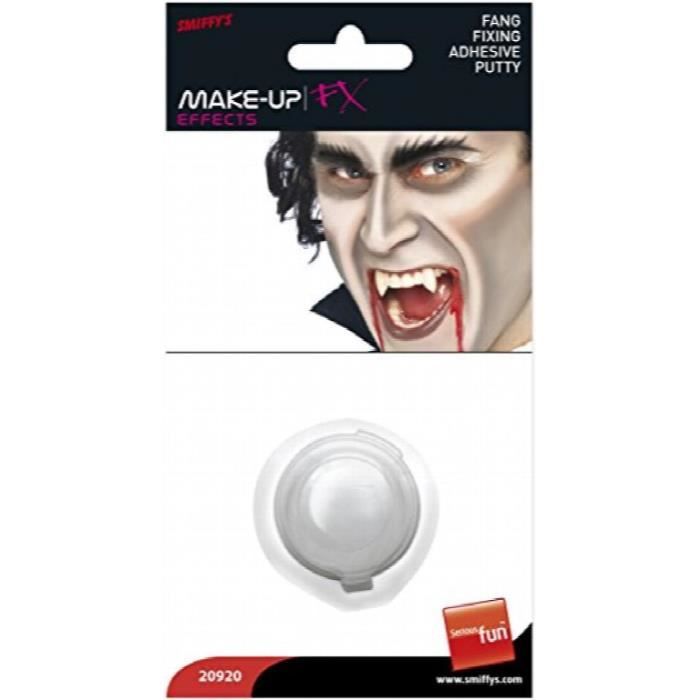 13//15//17//19 mm 24 Paires Dents de Vampire Crocs F/ête dHalloween Proth/èses Cosplay D/écoration dAccessoires Accessoires de Fausses Dents dHorreur avec Pastilles de Dents Adh/ésif pour Halloween