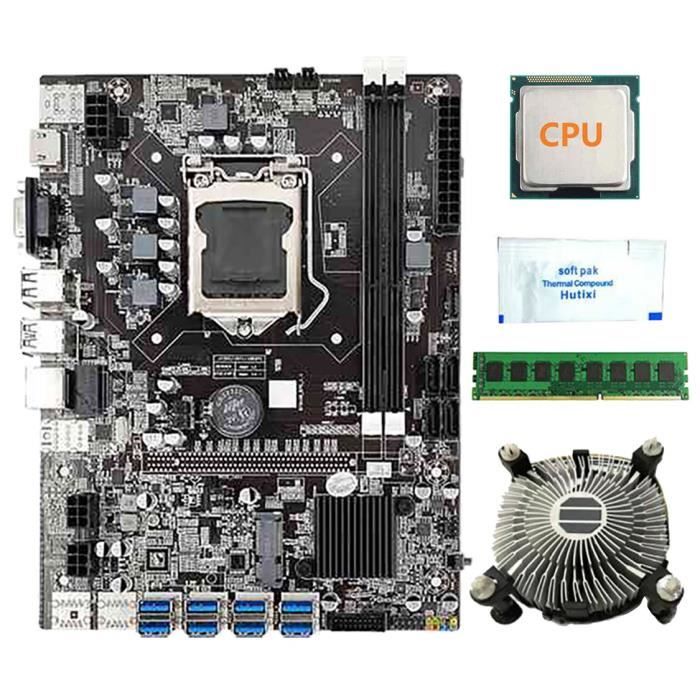 Carte mère BTC-S37 8 GPU (processeur inclus) – Happy Mining