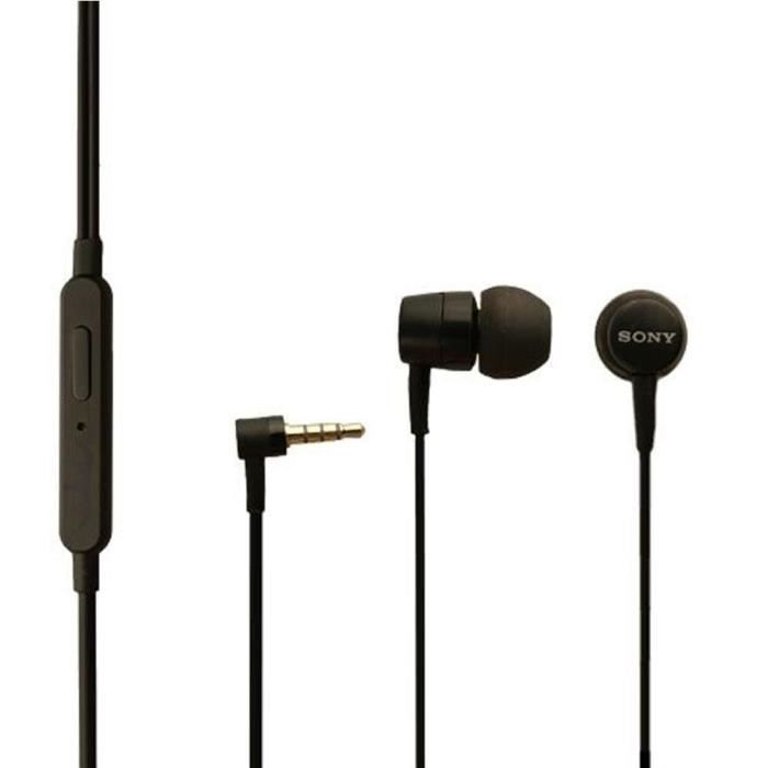 Original Sony écouteurs intra-auriculaires stéréo Headset - avec appels et  microphone pour Sony Téléphones Mobiles avec jack 3,5 mm