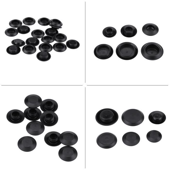 20 Bouchons De Trou En Silicone GORGECRAFT - Étanches Pour Tuyaux 7.5-21mm