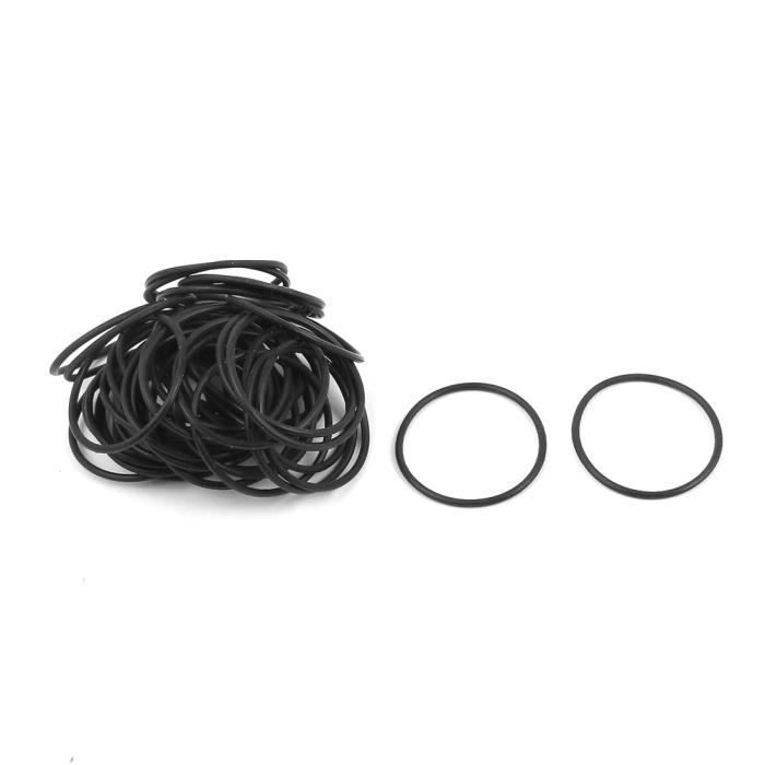 Lot De 50 Joints Toriques 1.4mm Pour Montres - Étanchéité, Caoutchouc, Neuf Sous Étui