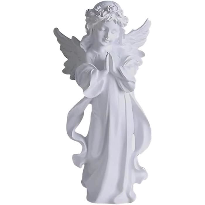 Figurine Ange De Jardin Loyzcy - Sculpture Peinte à La Main Pour Femme Jardinier, Cadeau Emménagement Espoir Amour, Déco Intérieur/extérieur