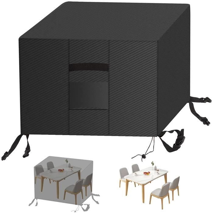 Housse De Salon De Jardin Noir 290x140x80cm 420D Oxford Housse De