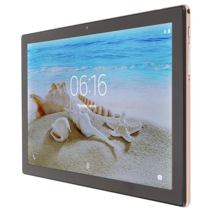 TMISHION pour tablette Android Octa Core pour tablette Android 10 Écran HD IPS 4 Go de RAM 64 Go de ROM 2,4 G 5 G Wi-Fi double