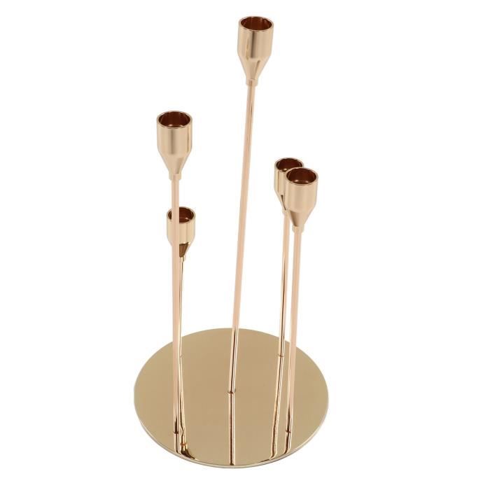 Lot De 6 Mini Bougeoirs Enfants Musiciens – Décoration Table, Sans Marque