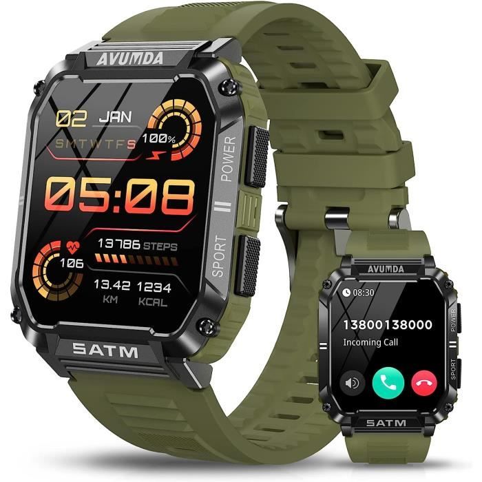 Montre Podomètre Grand écran LCD - Compteur De Pas, Calories, Distance Pour Marche, Running, Sport