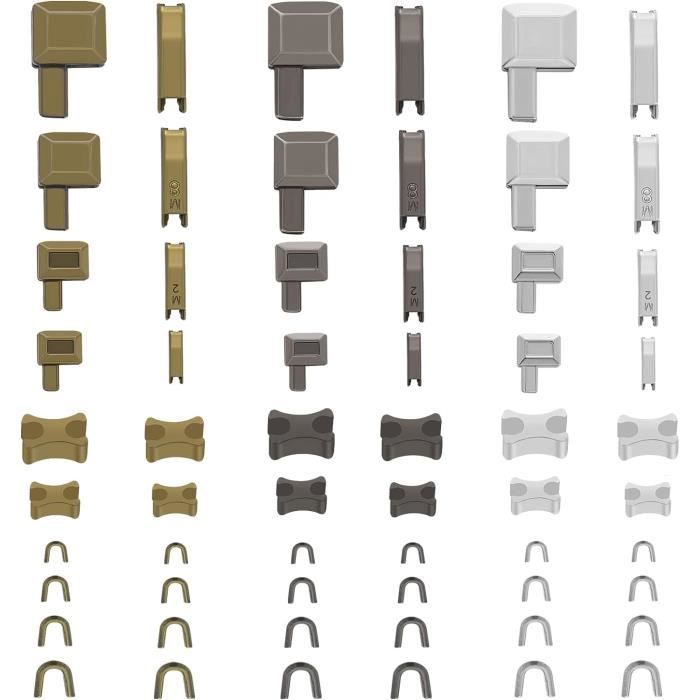 Lot De 6 Ou 12 Fermetures éclair Réglables Pour Réparation - Pour Combinaisons, Sacs, Vêtements