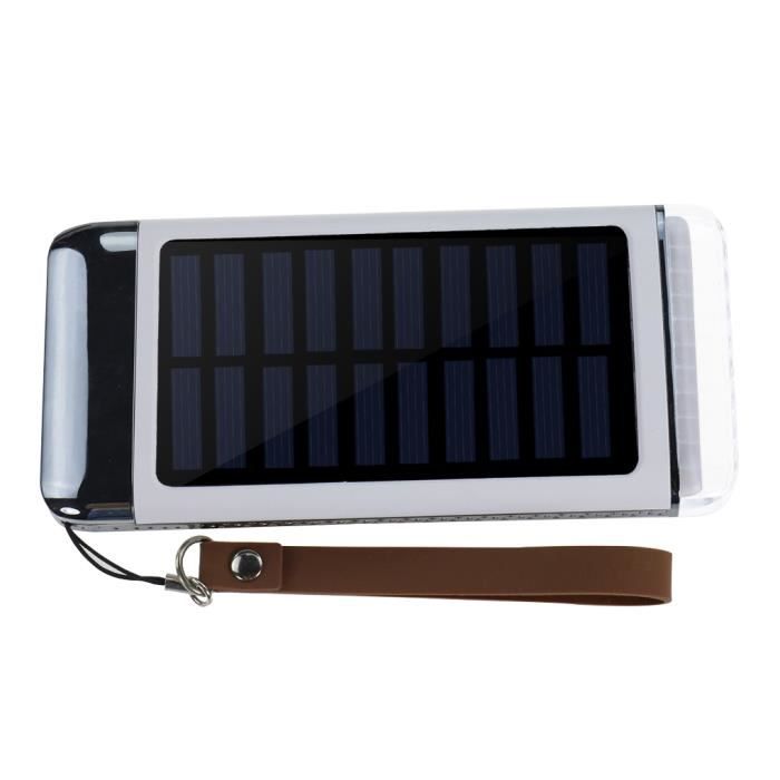 Batterie Externe Portable Puissance Solaire pour Téléphone Mobile 3
