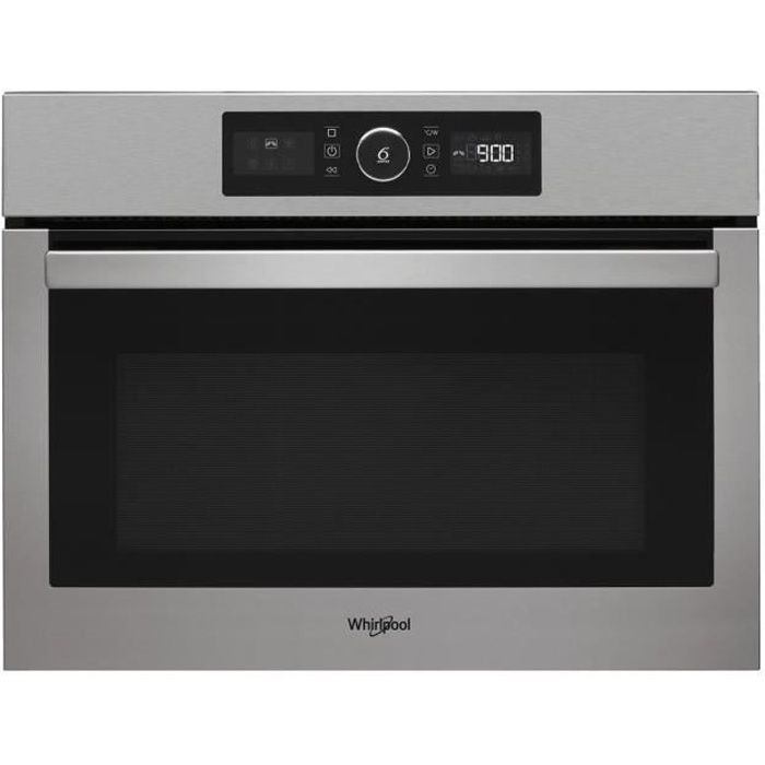 Whirlpool AMW 9605-IX Four micro-ondes grill intégrable 40 litres 900 Watt acier inoxydable