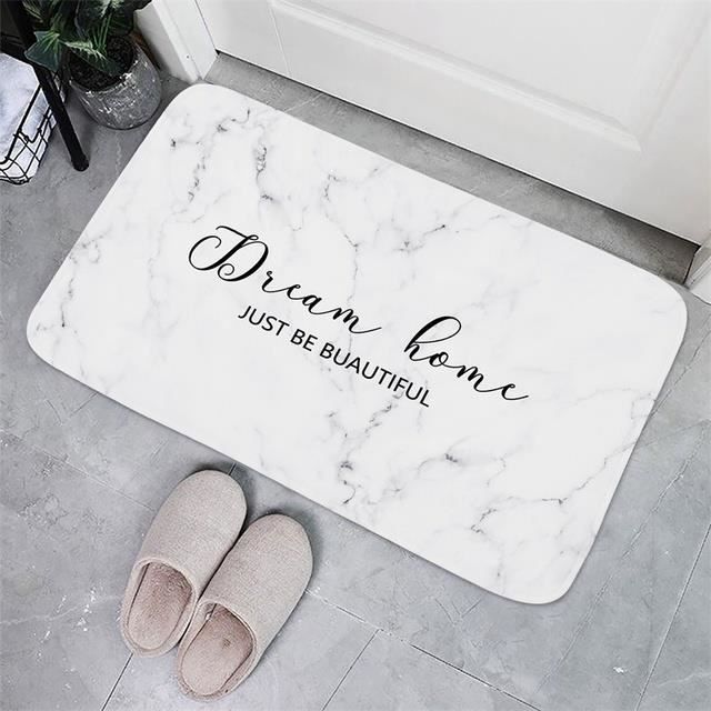 Lot De 4 Tapis Gitans Lavables - Design DK Beige, Antidérapants - Neuf Sans étiquette
