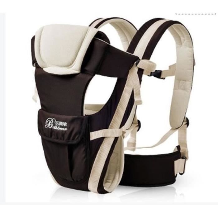 Écharpe De Portage Bébé Respirante LAT LEE AND TOWN - Coton Élastique 95% - Gris - Jusqu'à 15kg