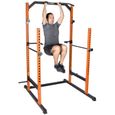 SportPlus Appareil de Musculation Banc de musculation Home Gym avec station de tractions, station de dips-1