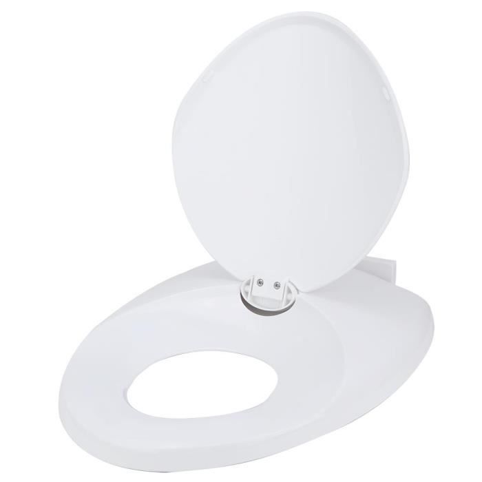Abattant wc familial lunette de toilette en polyéthylène pour adultes  turquoise - Conforama