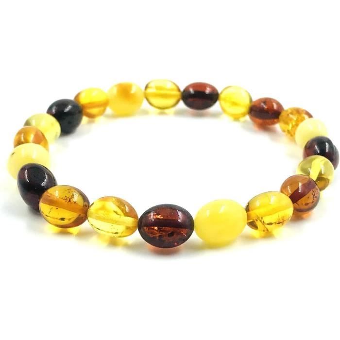 Bracelet Constellation,Unisexe 12 Constellation Naturel Jaune Oeil De