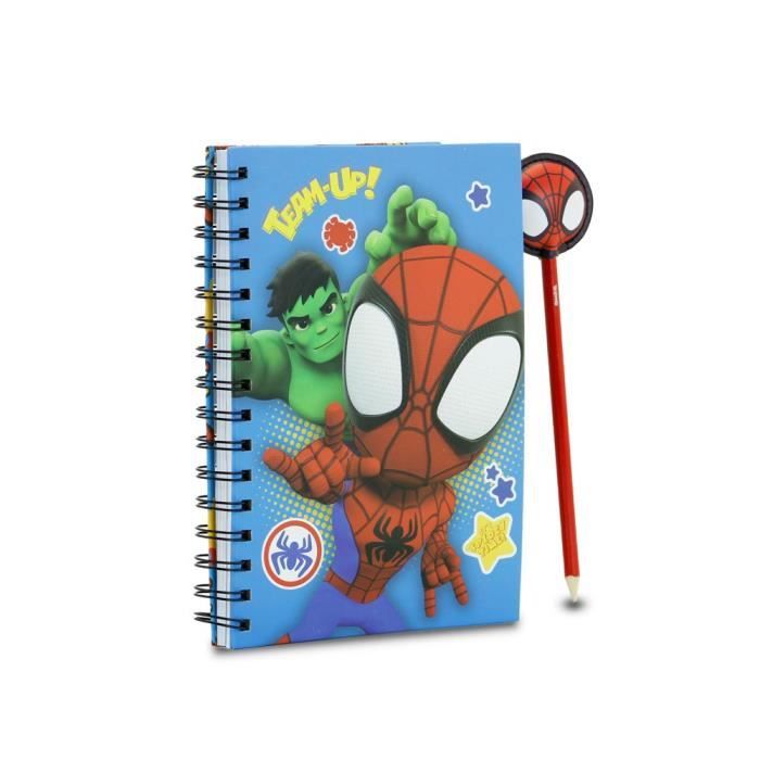Spiderman Team Paquet Cadeau avec Carnet et Crayon de Mode, One Size  Multicolore - Cdiscount Beaux-Arts et Loisirs créatifs