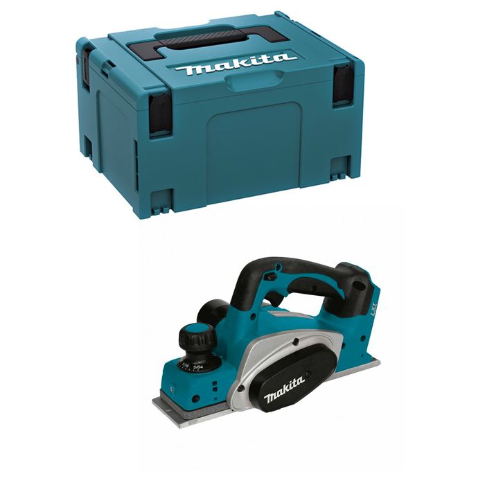 Rabot sans fil 18V 82mm (Produit seul) - MAKITA DKP180Z