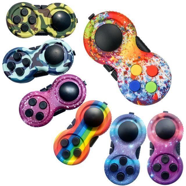 Jouets de décompression,green--Fidget Pad Contrmatérielle Finger Toy ...