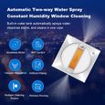 LIECTROUX YW710 Robot Lave-Vitre – Double Pulvérisation d’eau - Assistant vocal et TUYA App –Vitesse 3,5 min/m² - Nettoyage ciblé-2