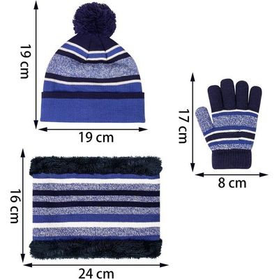 Bonnet Garcon 3 Ans Bonnet Hiver Fille AHAHA | Pompon Oreillettes | Acrylique Et Polaire | Couleurs Variées Bonnet Fille Garçon Polaire