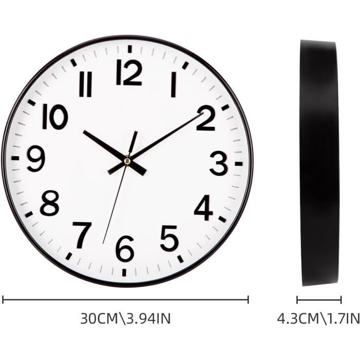 Moderne Horloge Murale Silencieuse Et Sans Tic-tac,Horloge Murale Mute Silencieuse Pendule Murale Pour La Chambre Cuisine Salon Gris 30 Cm 86538292 Moderne Horloge Murale Silencieuse Et Sans Tic-tac,Horloge Murale Mute Silencieuse Pendule Murale Pour La Chambre Cuisine Salon Gris 30 Cm 86538292