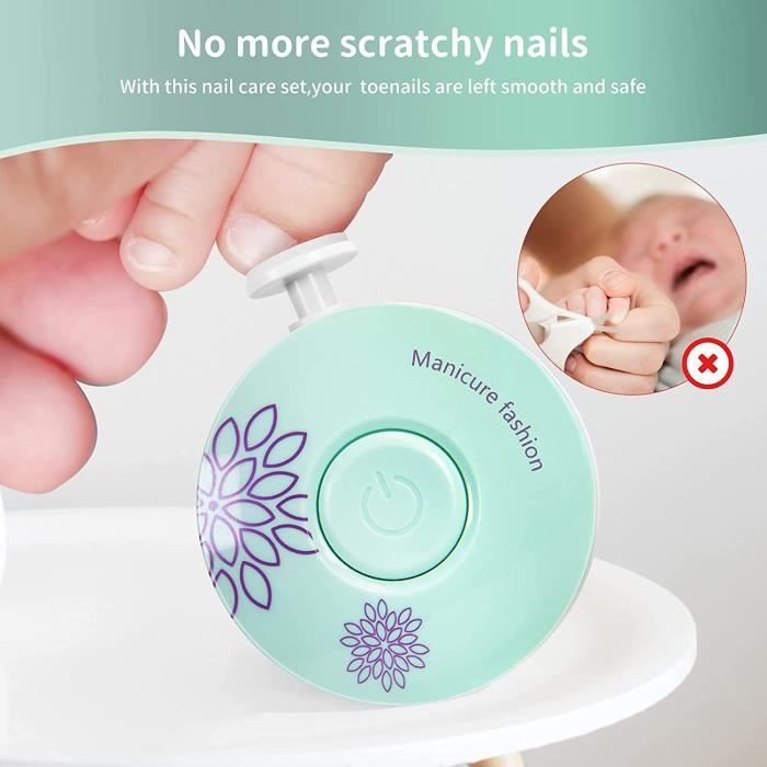 Lot De 6 Limes à Ongles Bébé UIEXAY - En Cristal, Couleurs Vives - Longueur 10 Cm - Pour Soins Des Ongles En Douceur