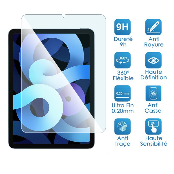 Protection d'écran en Verre Fléxible pour Apple iPad Air 4 10.9 (4e Gen -  2020) - Cdiscount Informatique