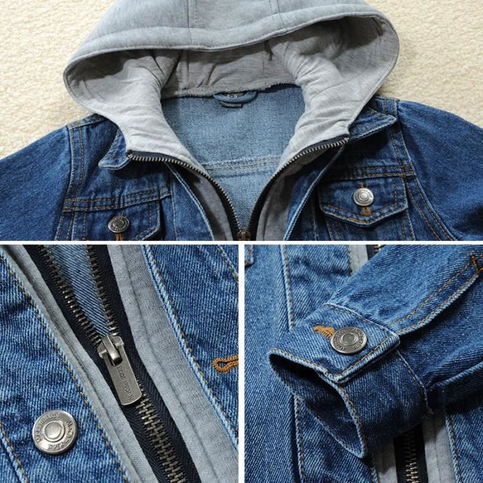 Blouson jean hotsell garcon