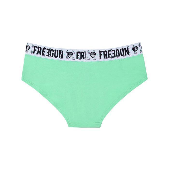 FREEGUN Culotte fille coton sous vetement fille hypoallergenique naturel et stretch vert Vert Cdiscount Pret a Porter
