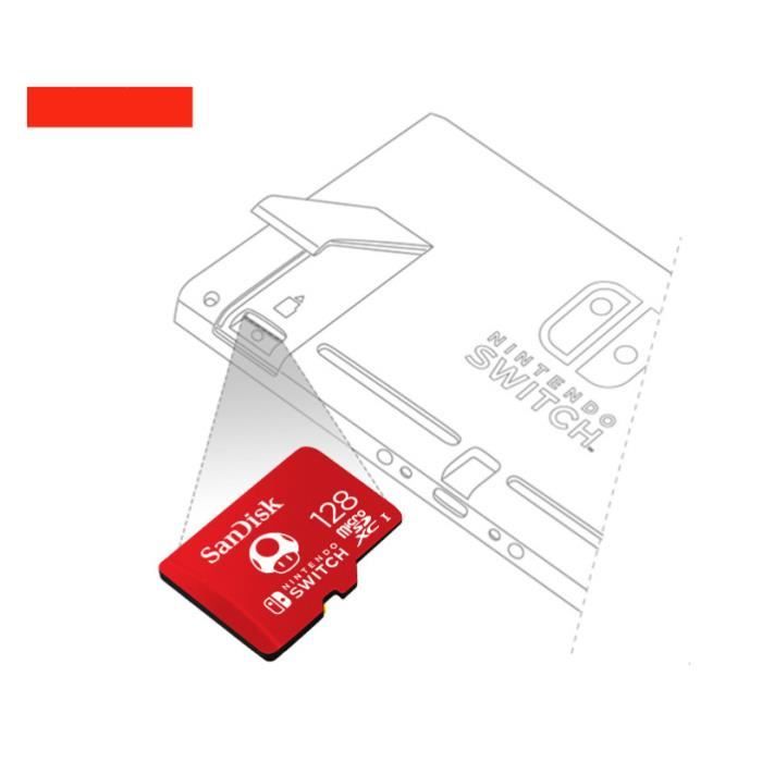 Carte mémoire SanDisk Extreme microSDXC UHS-I de 64 Go pour Nintendo Switch