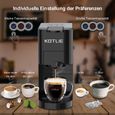 KOTLIE AC-513K 4 en 1 Cafetières à Capsules pour Nespresso Original/Dolce Gusto/Café en Poudre/ESE Pod(44mm) Pression de 19Bar-3