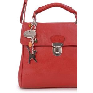Catwalk Collection Skye Porte-Passeport Cuir Femme - Rouge - RFID Blocage - Boîte Cadeau Luxe