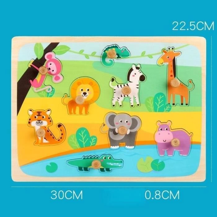 Puzzles Bois Enfant 3-5 Ans - Lot De 4 Puzzles 24 Pièces Véhicules