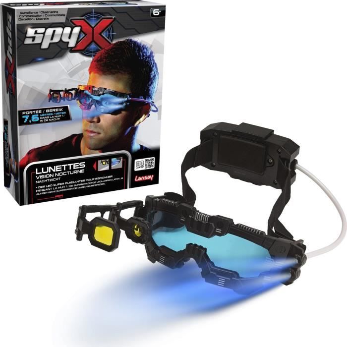 Spy X Lunettes Vision Nocturne Jouet Accessoires d Espion Panoplie d espionnage enfant Des 6 ans Lansay Cdiscount Jeux Jouets