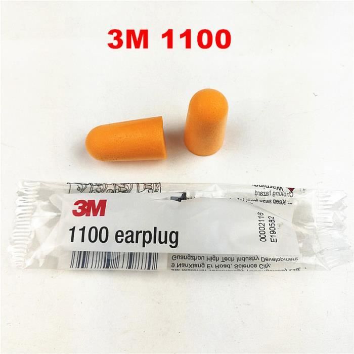 Bouchons d'oreilles 3M 1100 orange 200 paires/boîte