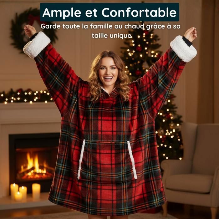 Sweat A Capuche Femme Pull Noel Moche - Hoodie Grande Taille Design
