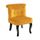 Fauteuil jaune velours