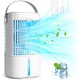 Climatiseur portable 900ml 3 vitesses LED minuterie 2/4H