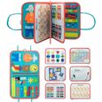 Planche d'apprentissage sensoriel Montessori pour enfants d'âge préscolaire, jouets éducatifs pour bébés-0