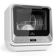 Mini Lave Vaisselle sans Raccordement - Klarstein - Lave-vaisselle Pose Libre 2 Couverts - 6 Programmes - Mini Machine à Vaisselle-0