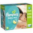 Pampers - 102 couches bébé Taille 4 baby dry-0